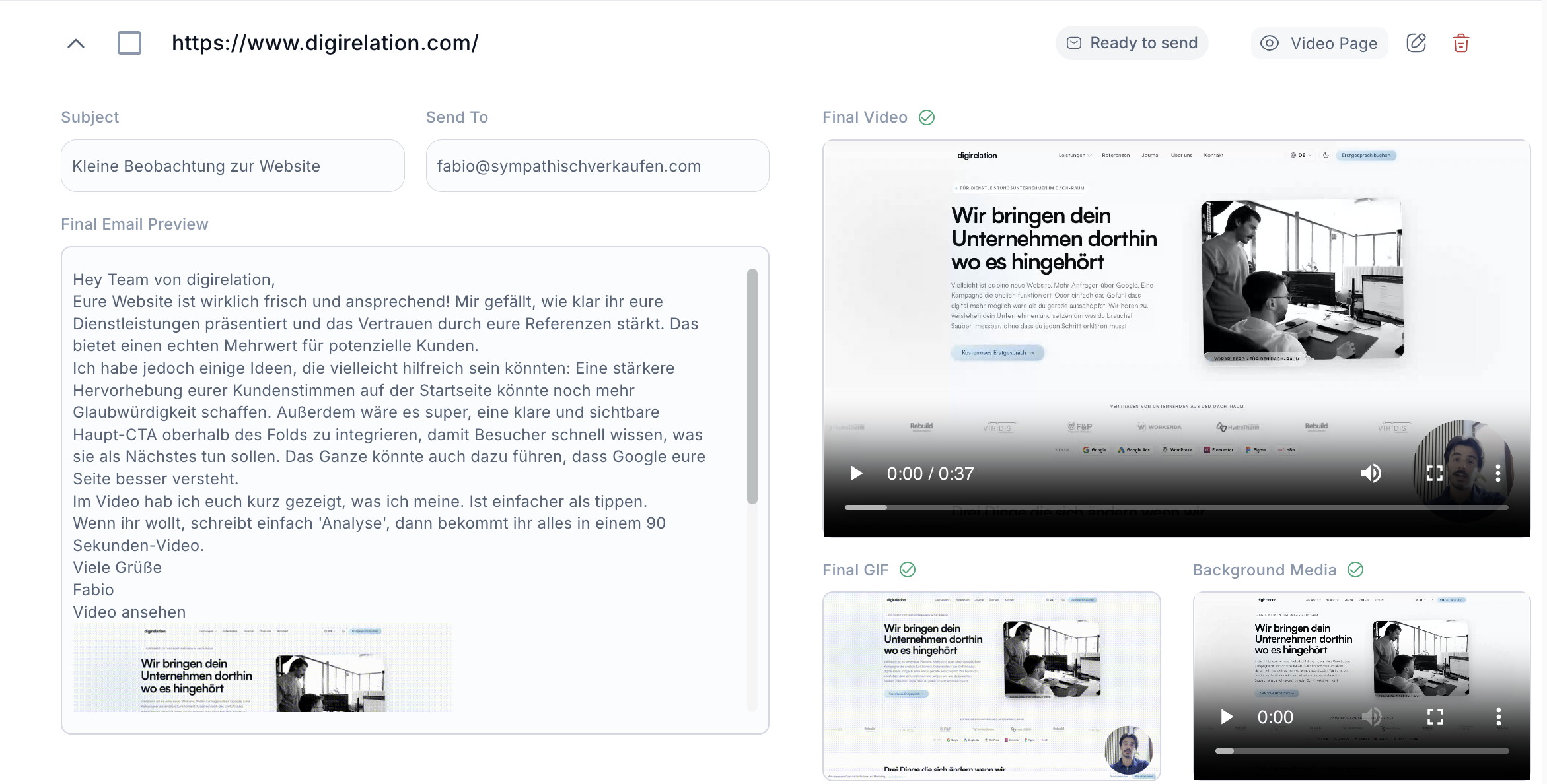 E-Mail schreiben